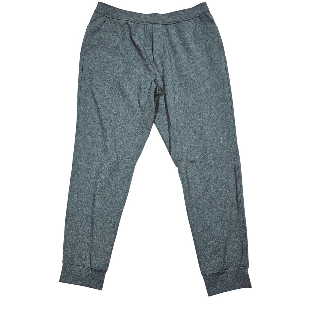 Lululemon Joggers Mens XL Teal Blue Heathered Tapered Active Athleisure